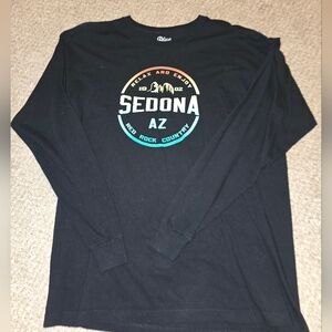 Sedona AZ Black Long Sleeve Shirt Size X-Large